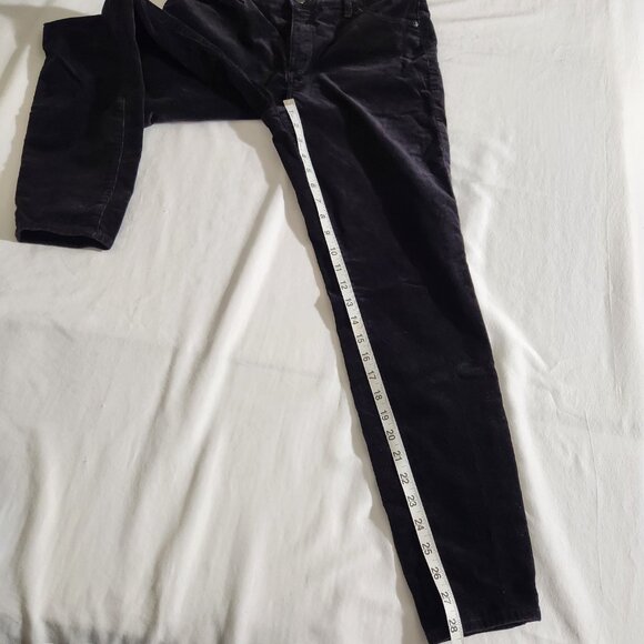 Talbots Women's Size 8 Black Five Pocket Belt Loop Corduroy Jegging Pants - Picture 13 of 15